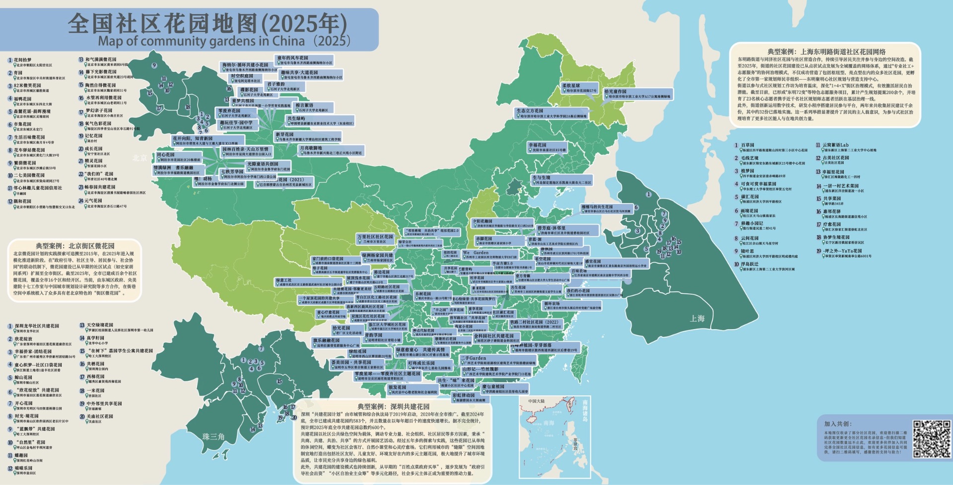 全国社区花园地图