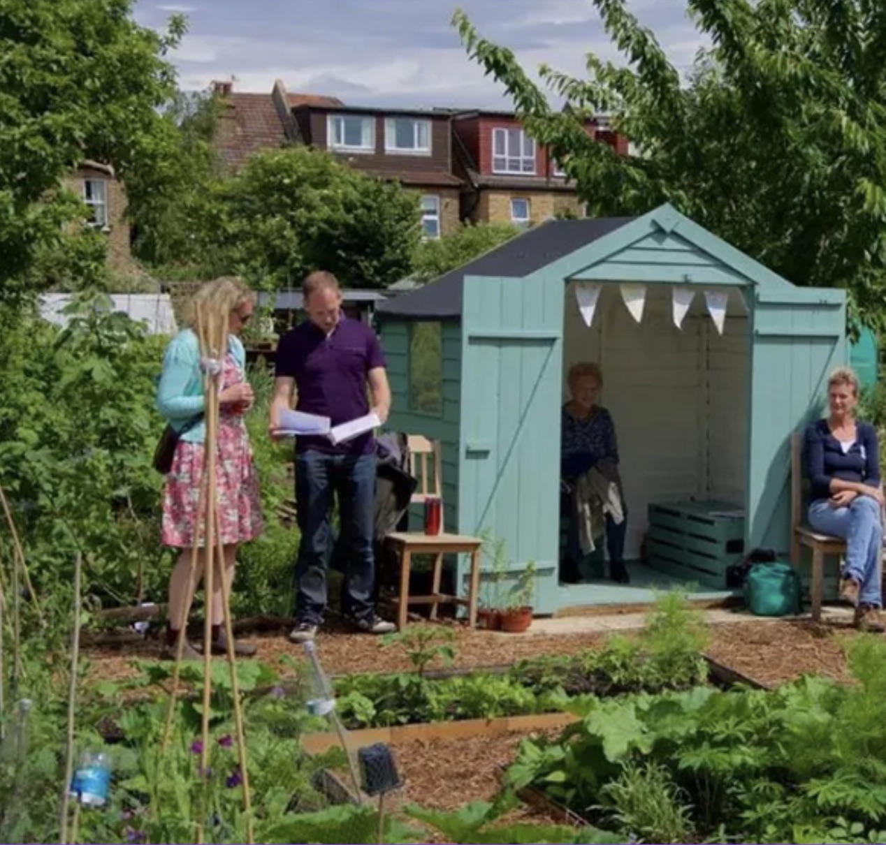 19世纪工业革命时期份地花园